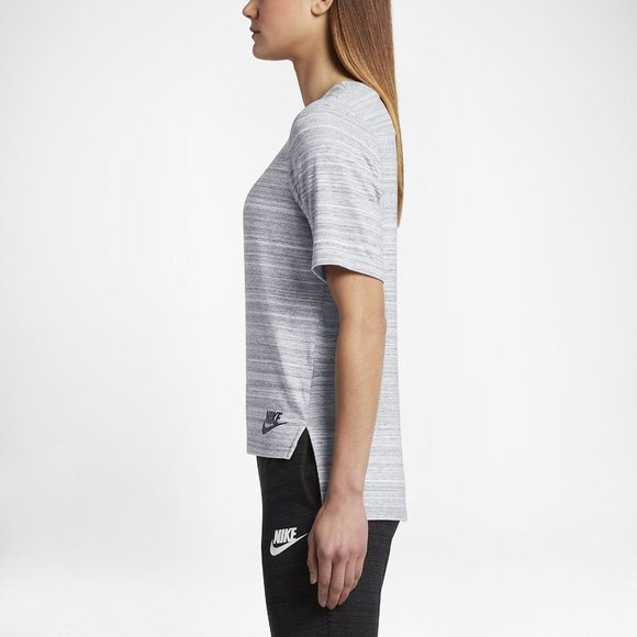 Nike Sportswear Advance Active Knit Grey Top, M - Picture 2 of 10